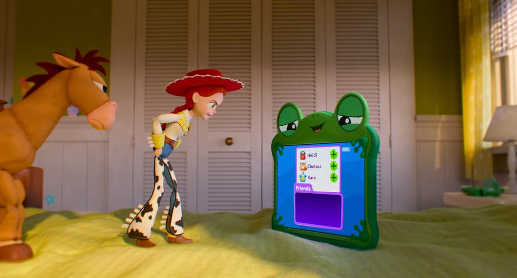 Jessie with Lilypad in Disney and Pixar's TOY STORY 5. Photo courtesy of Pixar.