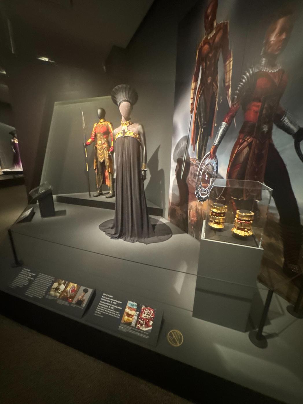 Jewelry and other items Dourien Fletcher used in Black Panther.