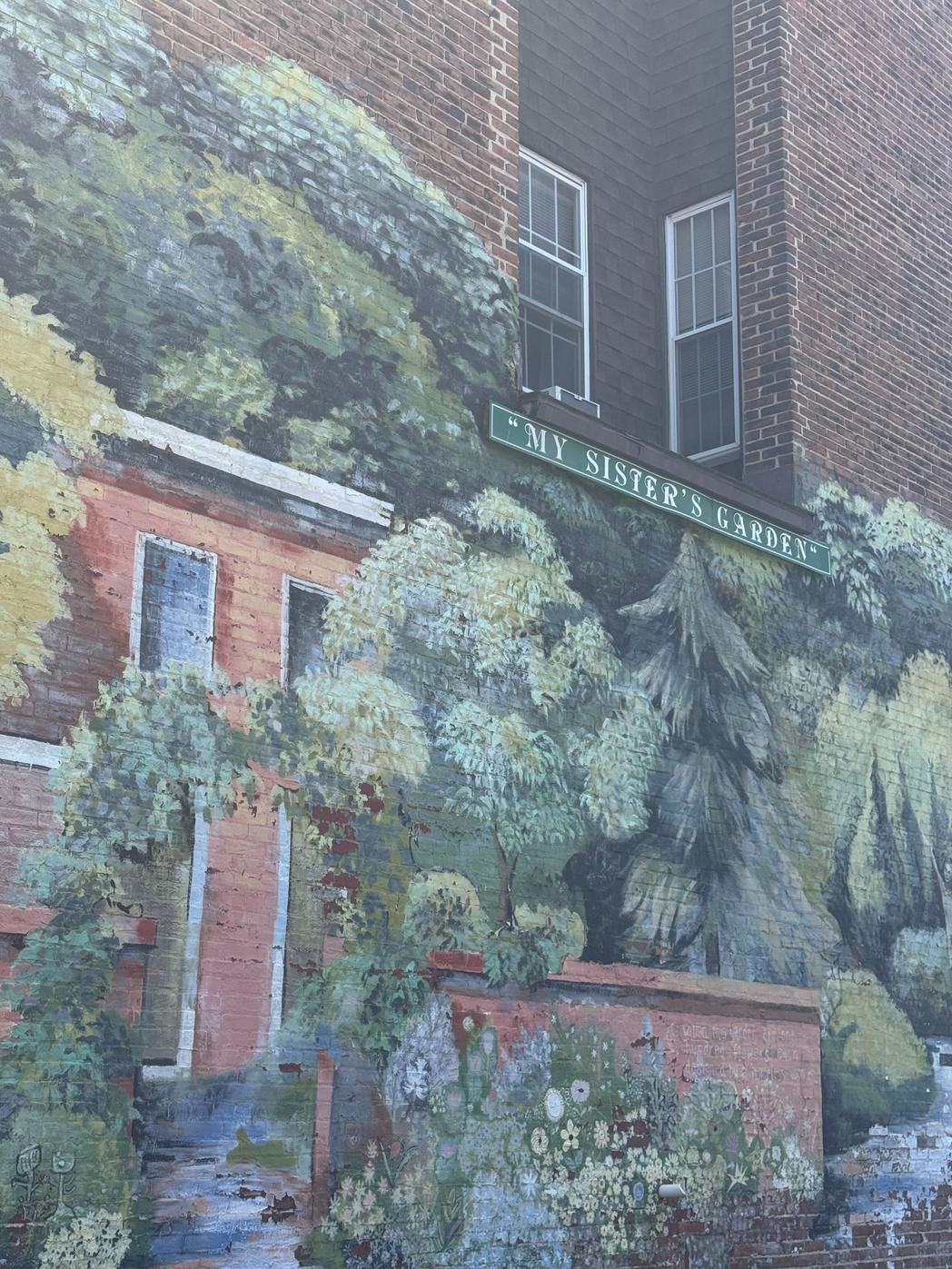 My Sister's Garden mural.